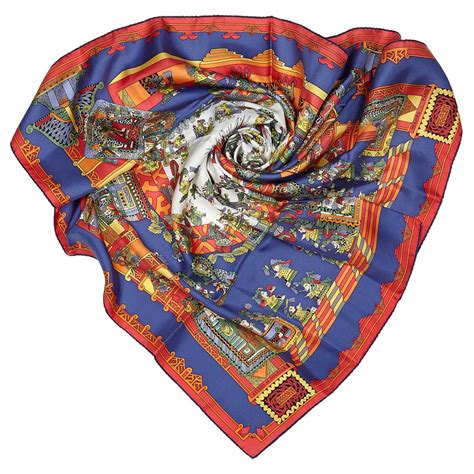 foulard hermes con la gioconda|Foulard Hermès pour femme .